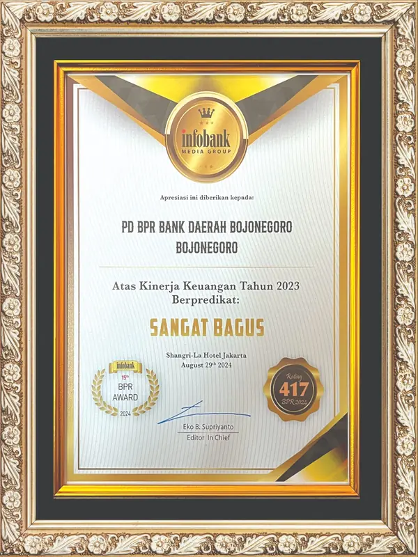 Infobank 15th BPR Award 2024 - Sangat Bagus