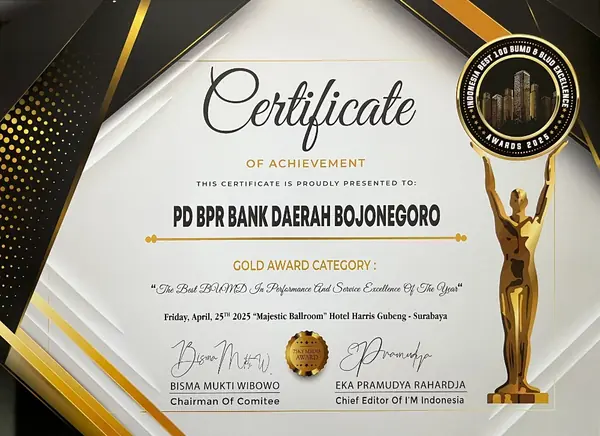 Gold Award - The Best BUMD in Performance and Service Excellence of the Year