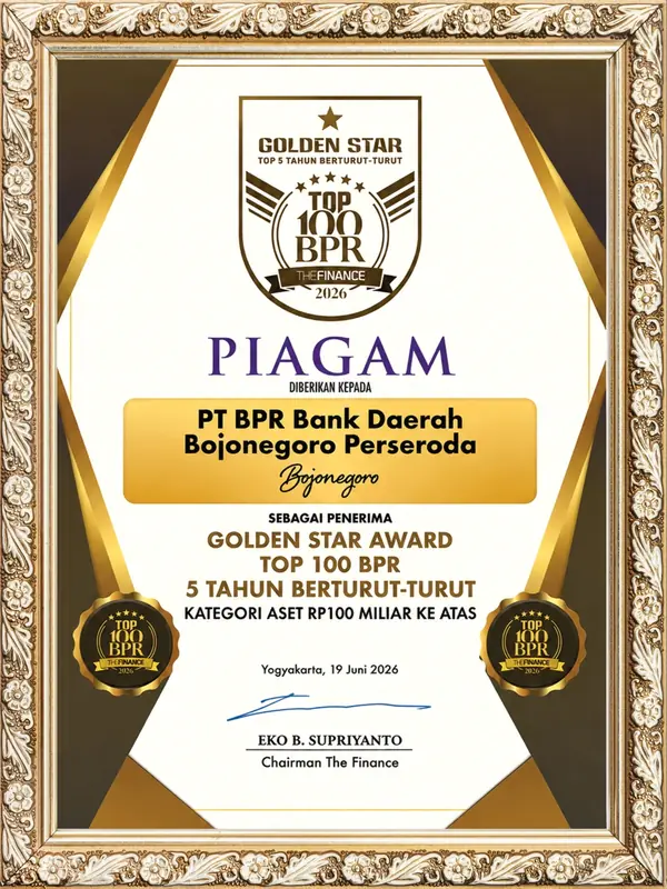 Golden Star Award TOP 100 BPR 2026