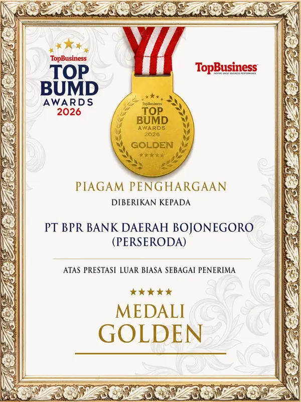 Medali Golden TOP BUMD Awards 2026