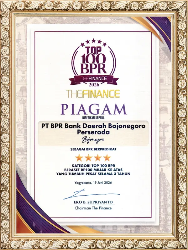TOP 100 BPR 2026 (BPR Berpredikat Bintang 4)