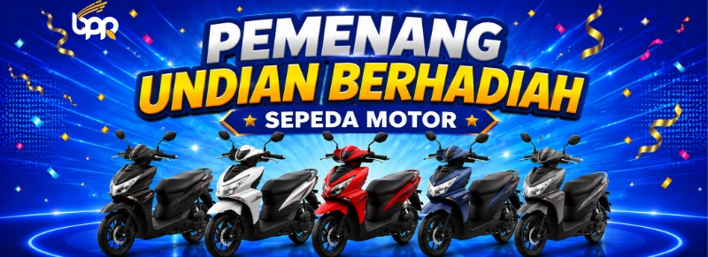 Pemenang Gebyar Undian Berhadiah Sepeda Motor