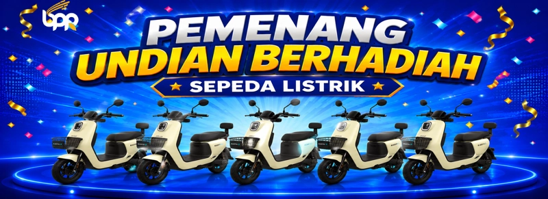 Pemenang Gebyar Undian Berhadiah Sepeda Listrik