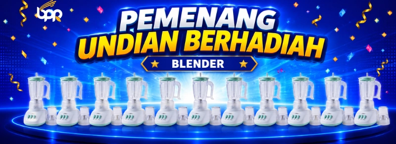 Pemenang Gebyar Undian Berhadiah Blender