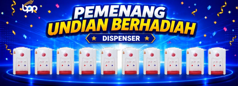 Pemenang Gebyar Undian Berhadiah Dispenser